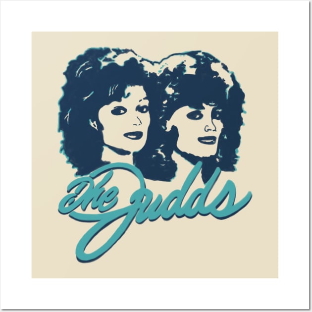 The Judds Mother and Daughter Wall Art by Azalmawah